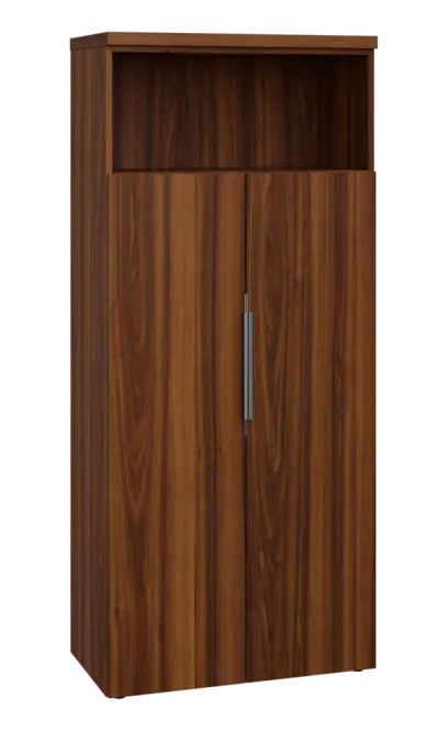 SIN 5 - 82DN kancelářská skříň, 2-dveřová/nika, 1820x800x400, ořech královský